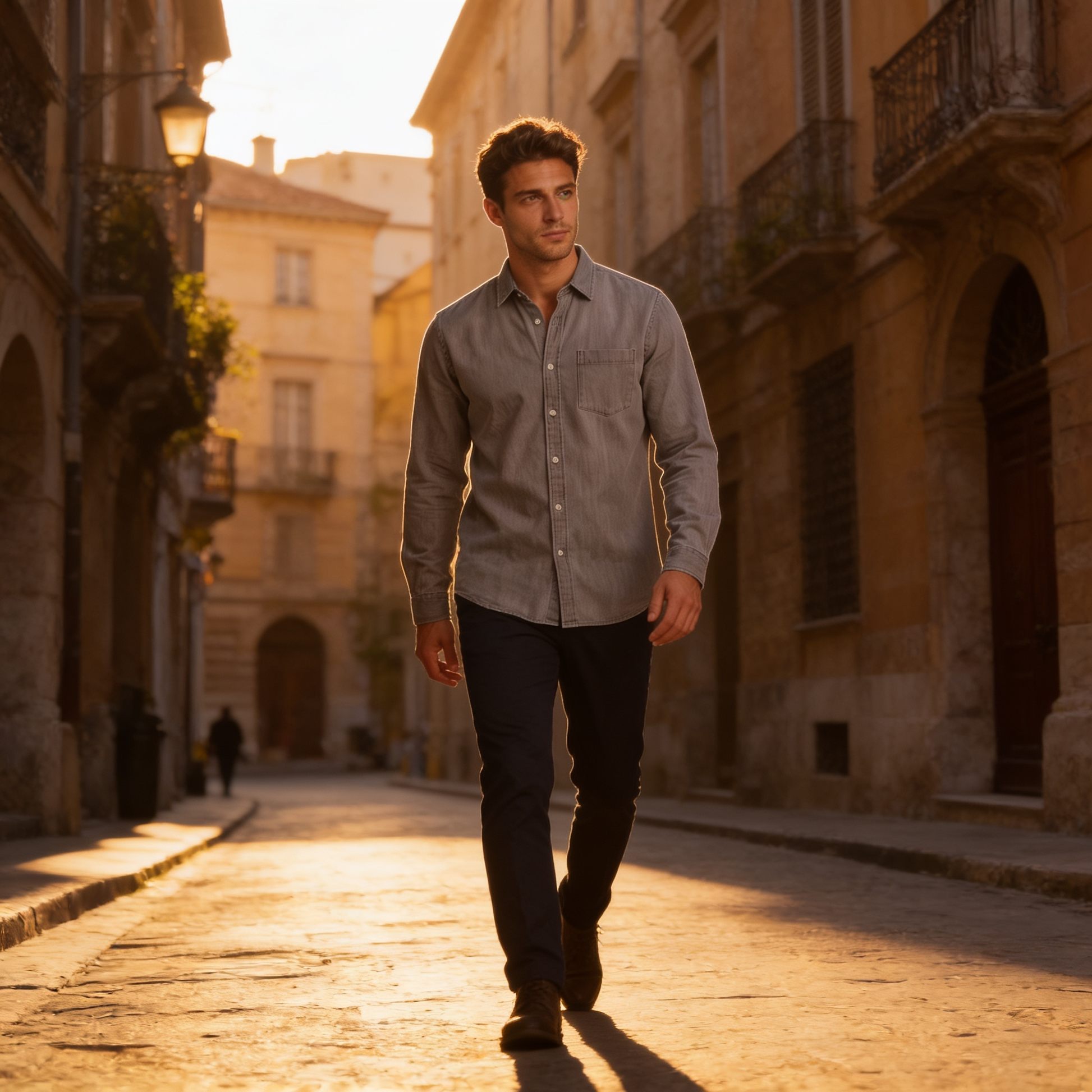 Men's Classic Button-Down Dress Shirt