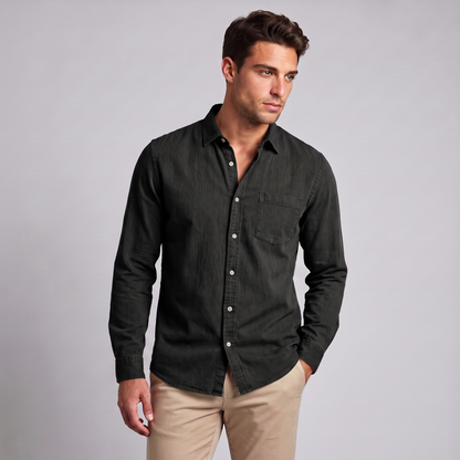 Men's Classic Button-Down Dress Shirt
