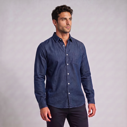 Men's Classic Button-Down Dress Shirt