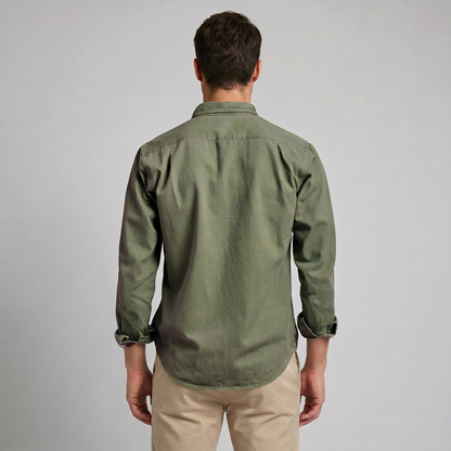 Men's Classic Button-Down Dress Shirt