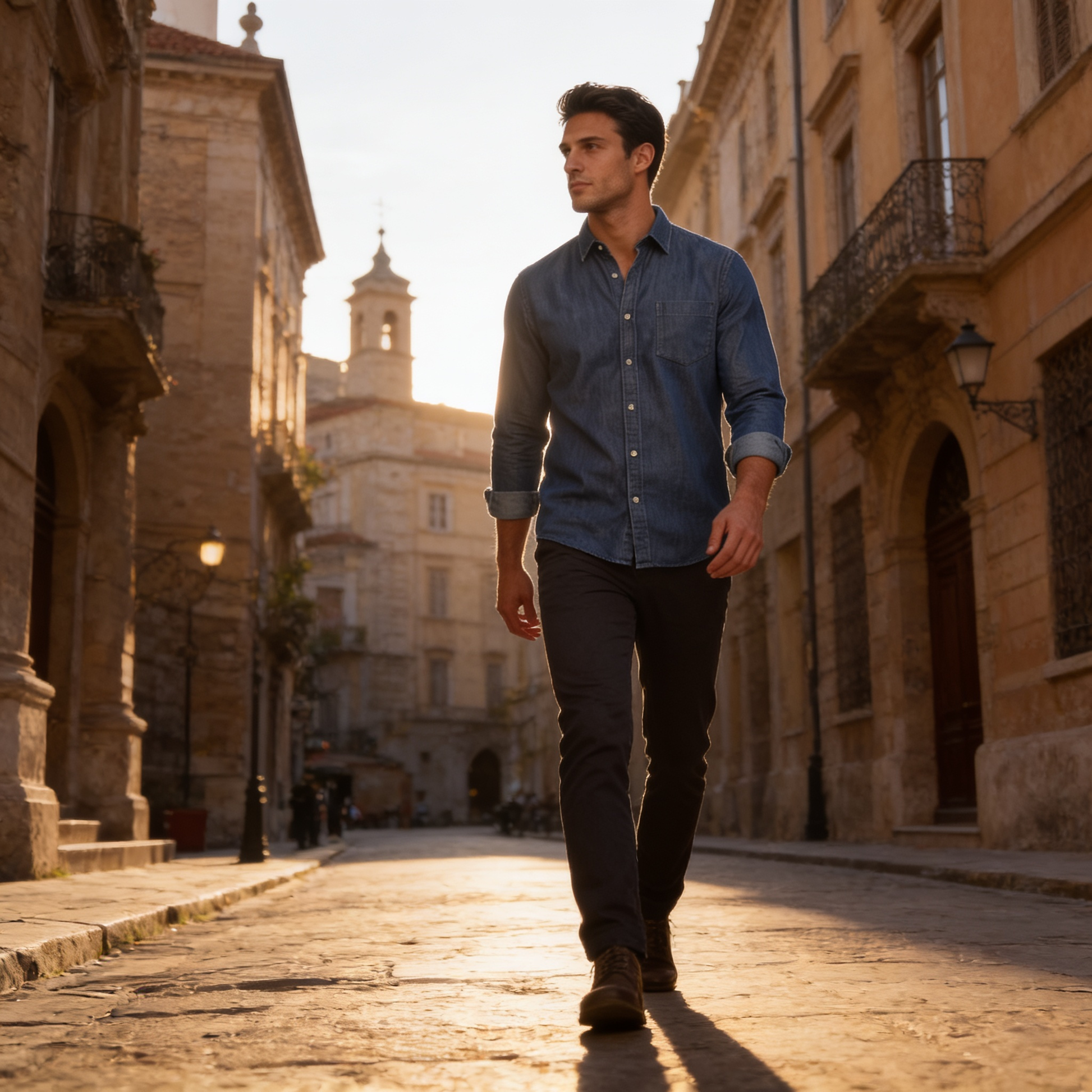 Men's Classic Button-Down Dress Shirt