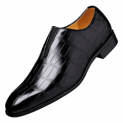 Men's Classic Embossed Leather Dress Shoe