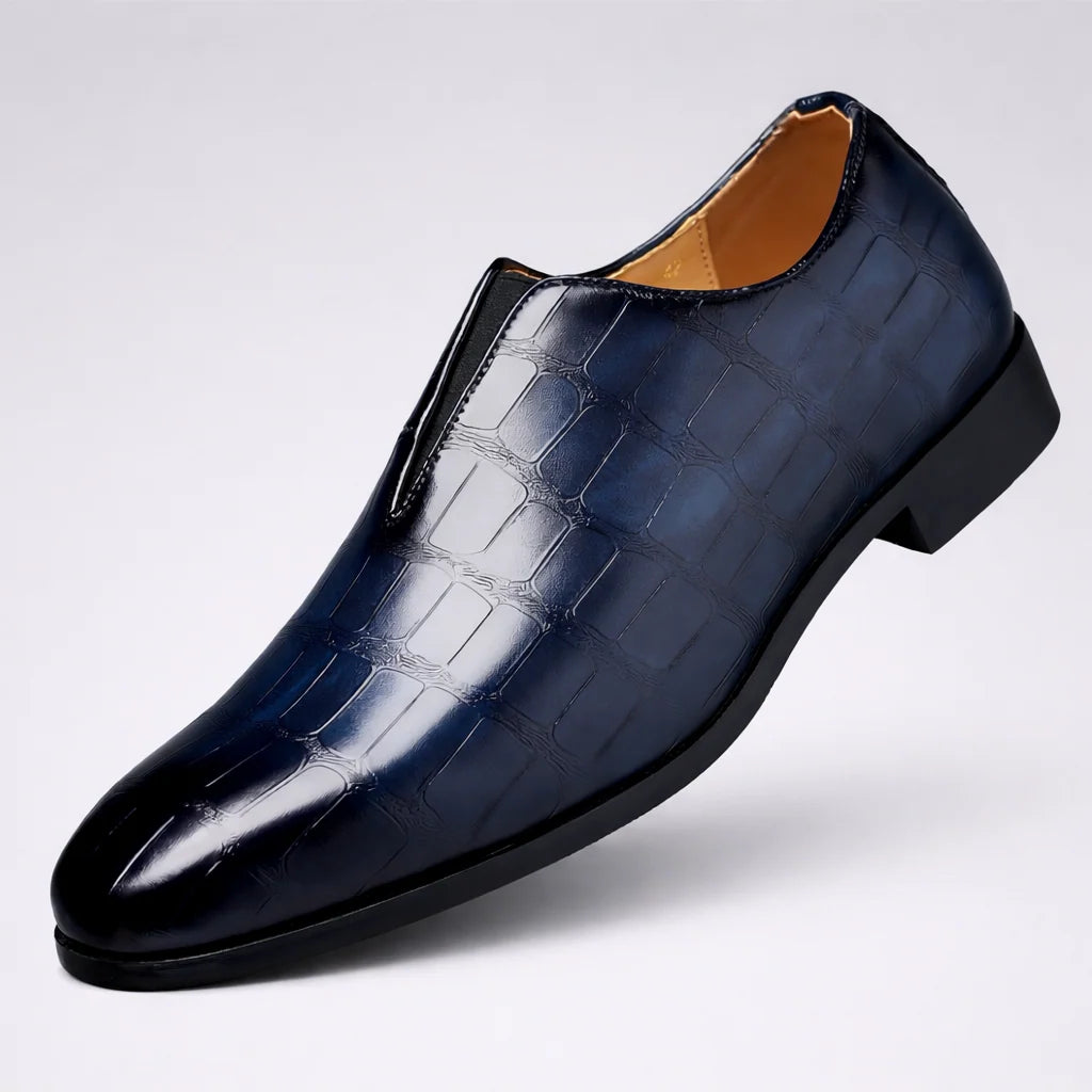 Men's Classic Embossed Leather Dress Shoe