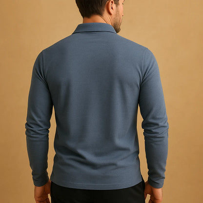 Men's Classic Fit Polo Shirt - Comfortable Golf Shirt