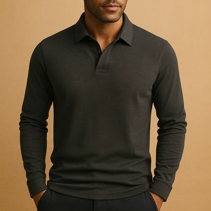 Men's Classic Fit Polo Shirt - Comfortable Golf Shirt