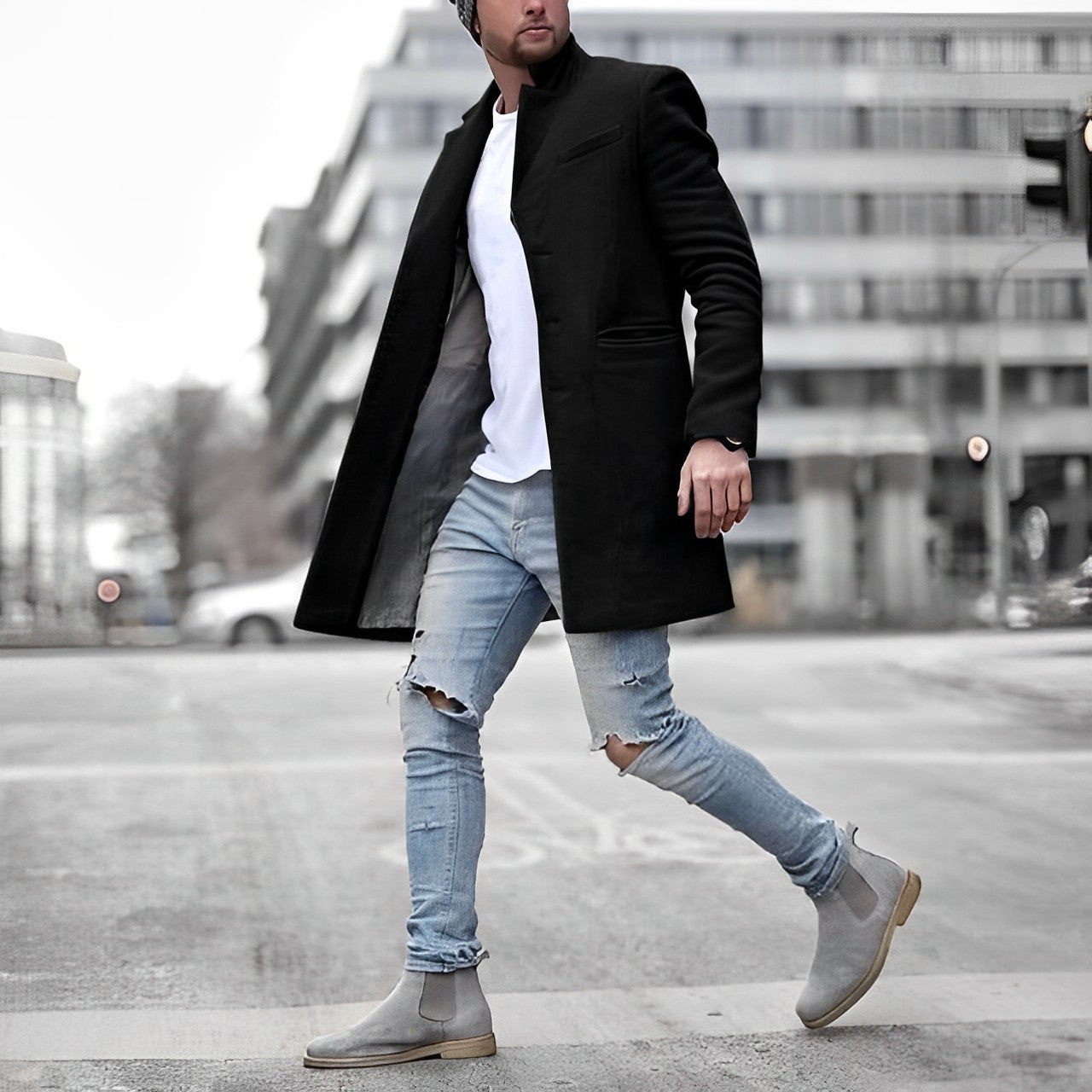 Men's Classic Formal Jacket for Business and Events