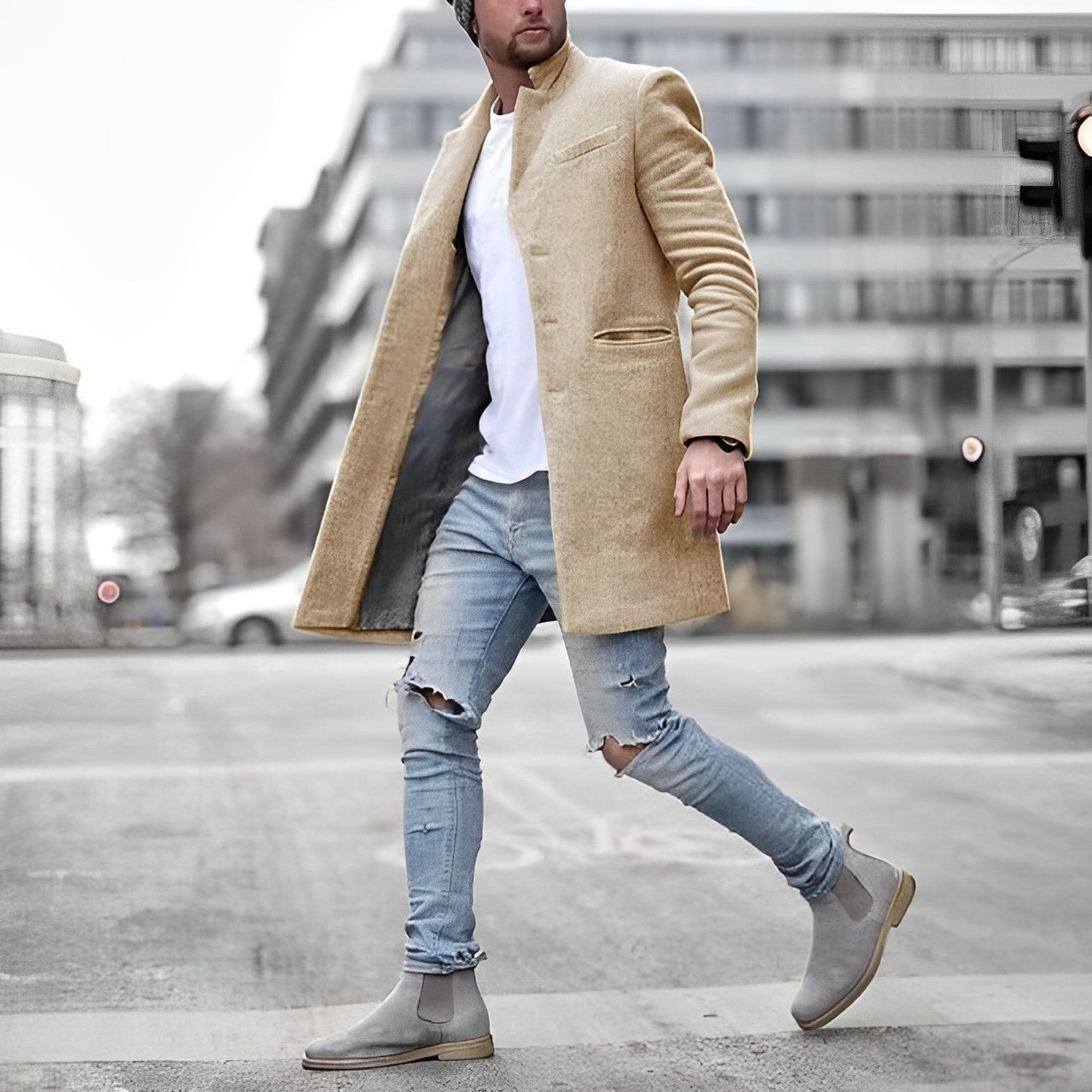 Men's Classic Formal Jacket for Business and Events