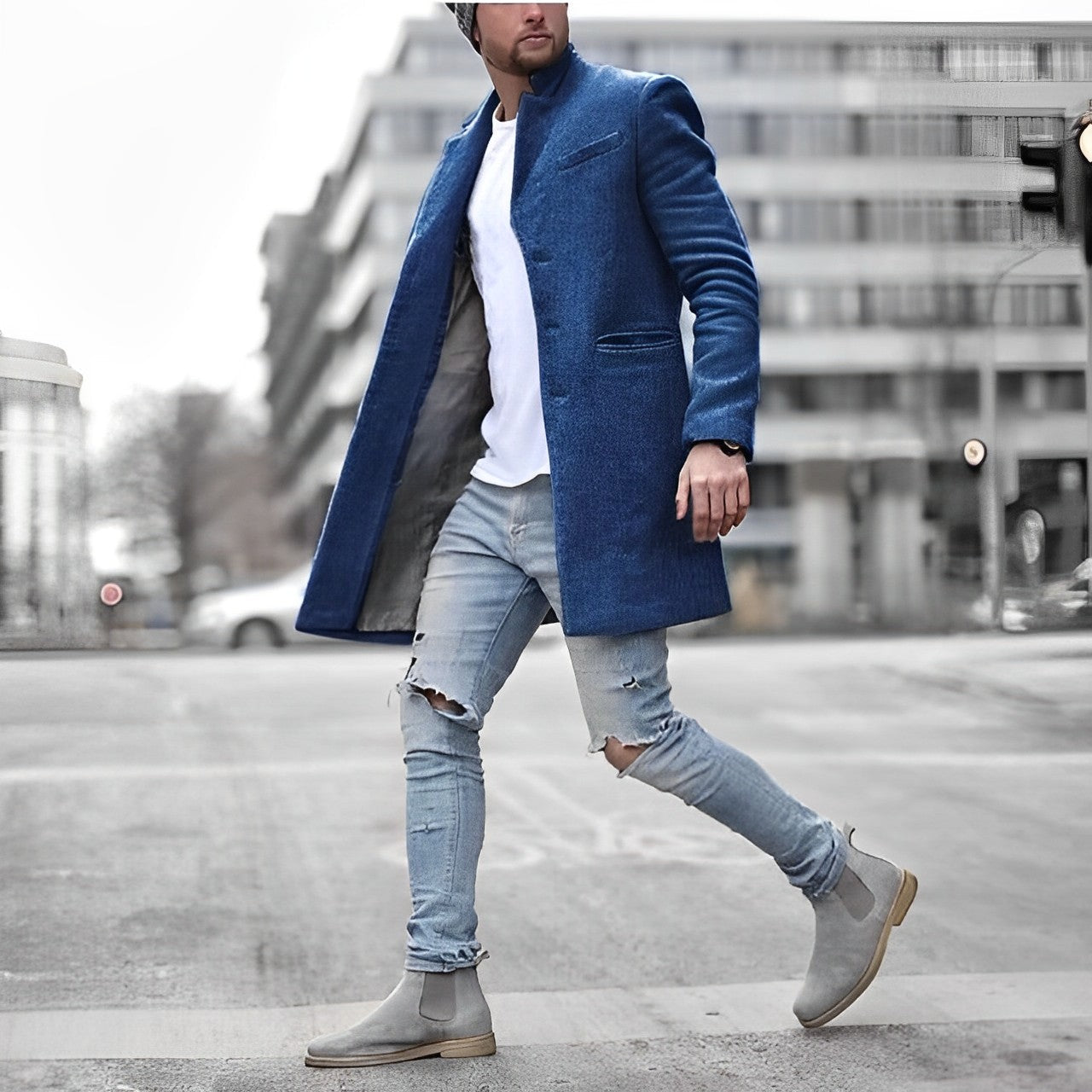 Men's Classic Formal Jacket for Business and Events