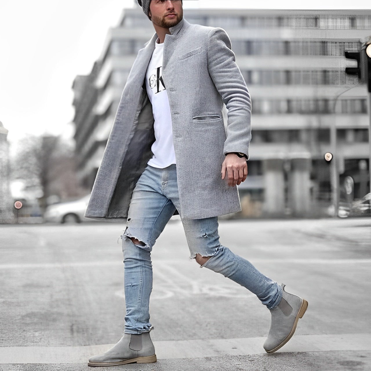 Men's Classic Formal Jacket for Business and Events