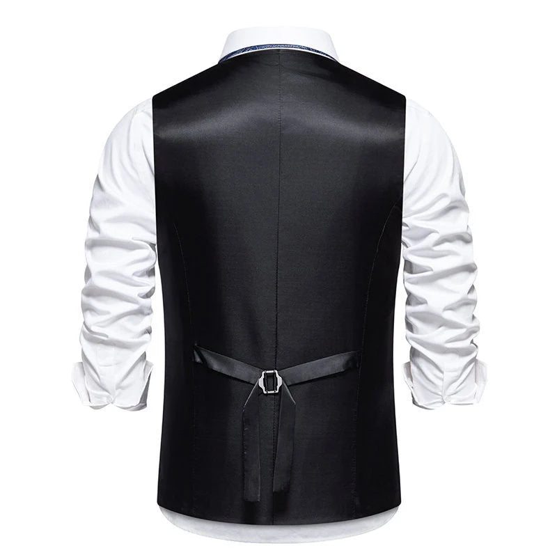 Men's Classic Formal Vest for Weddings and Business Events