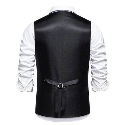 Men's Classic Formal Vest for Weddings and Business Events