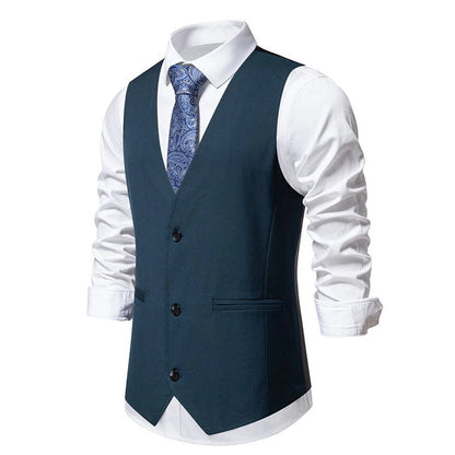 Men's Classic Formal Vest for Weddings and Business Events