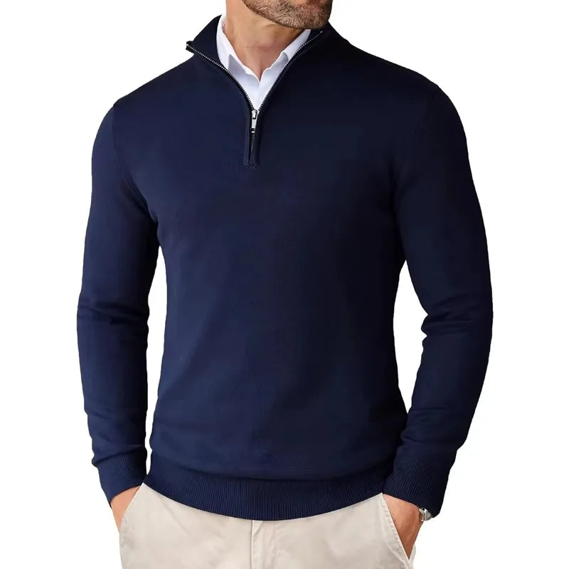 Men's Classic Half-Zip Sweater