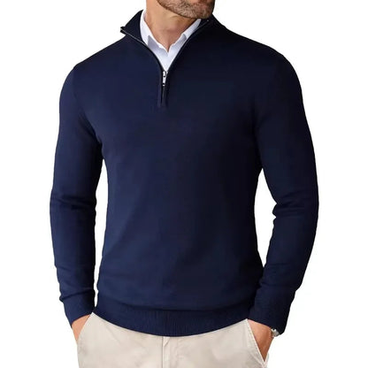 Men's Classic Half-Zip Sweater