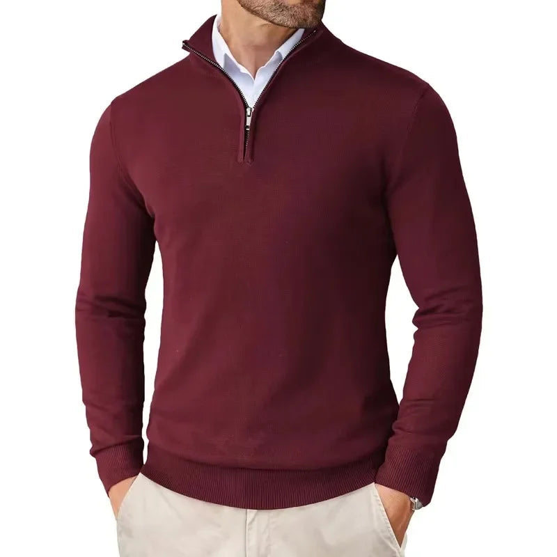 Men's Classic Half-Zip Sweater
