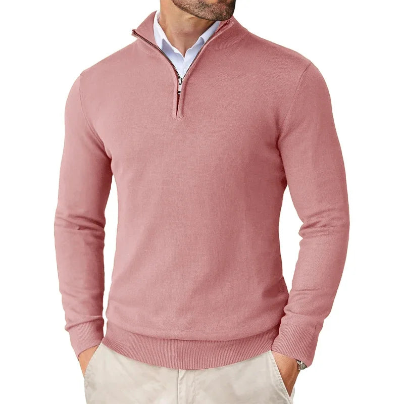 Men's Classic Half-Zip Sweater