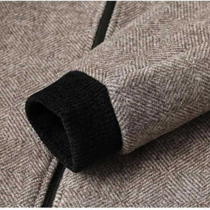 Men's Classic Herringbone Wool Jacket
