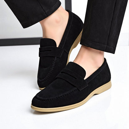 Men's Classic Loafers - Stylish Faux Leather Loafer Shoes