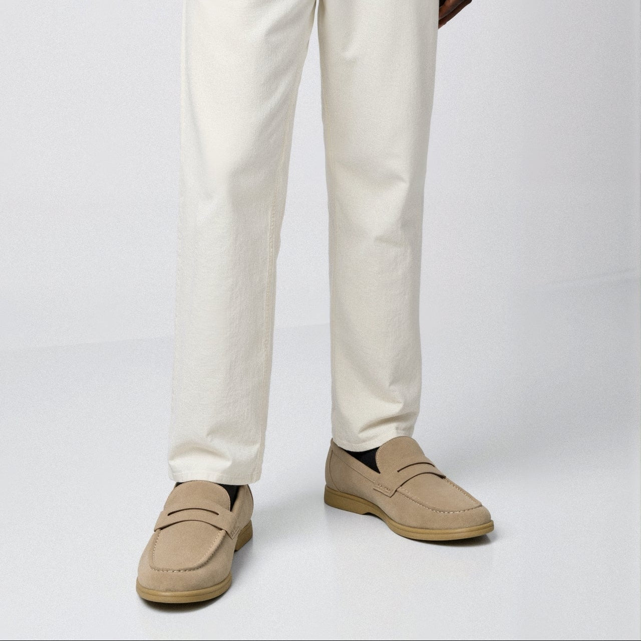 Men's Classic Loafers - Stylish Faux Leather Loafer Shoes