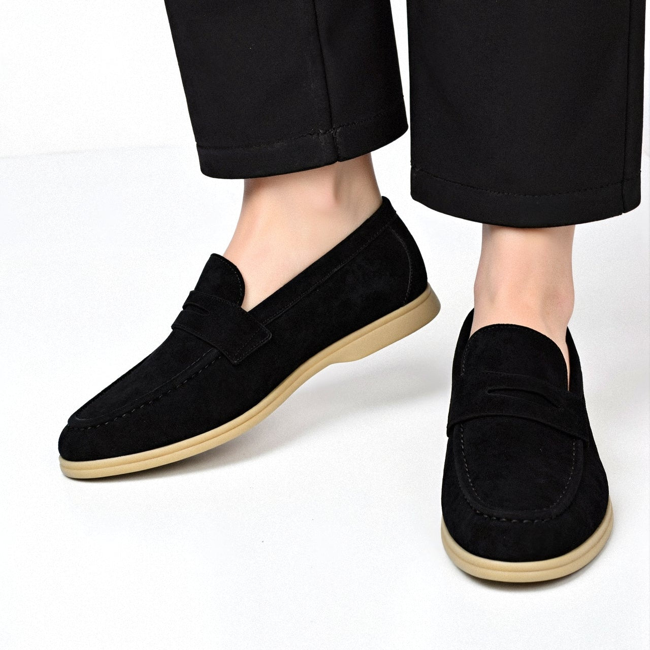 Men's Classic Loafers - Stylish Faux Leather Loafer Shoes