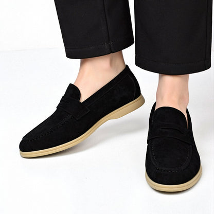 Men's Classic Loafers - Stylish Faux Leather Loafer Shoes