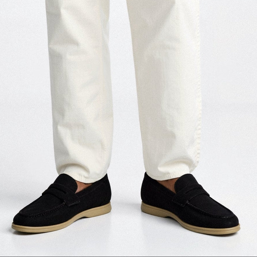Men's Classic Loafers - Stylish Faux Leather Loafer Shoes