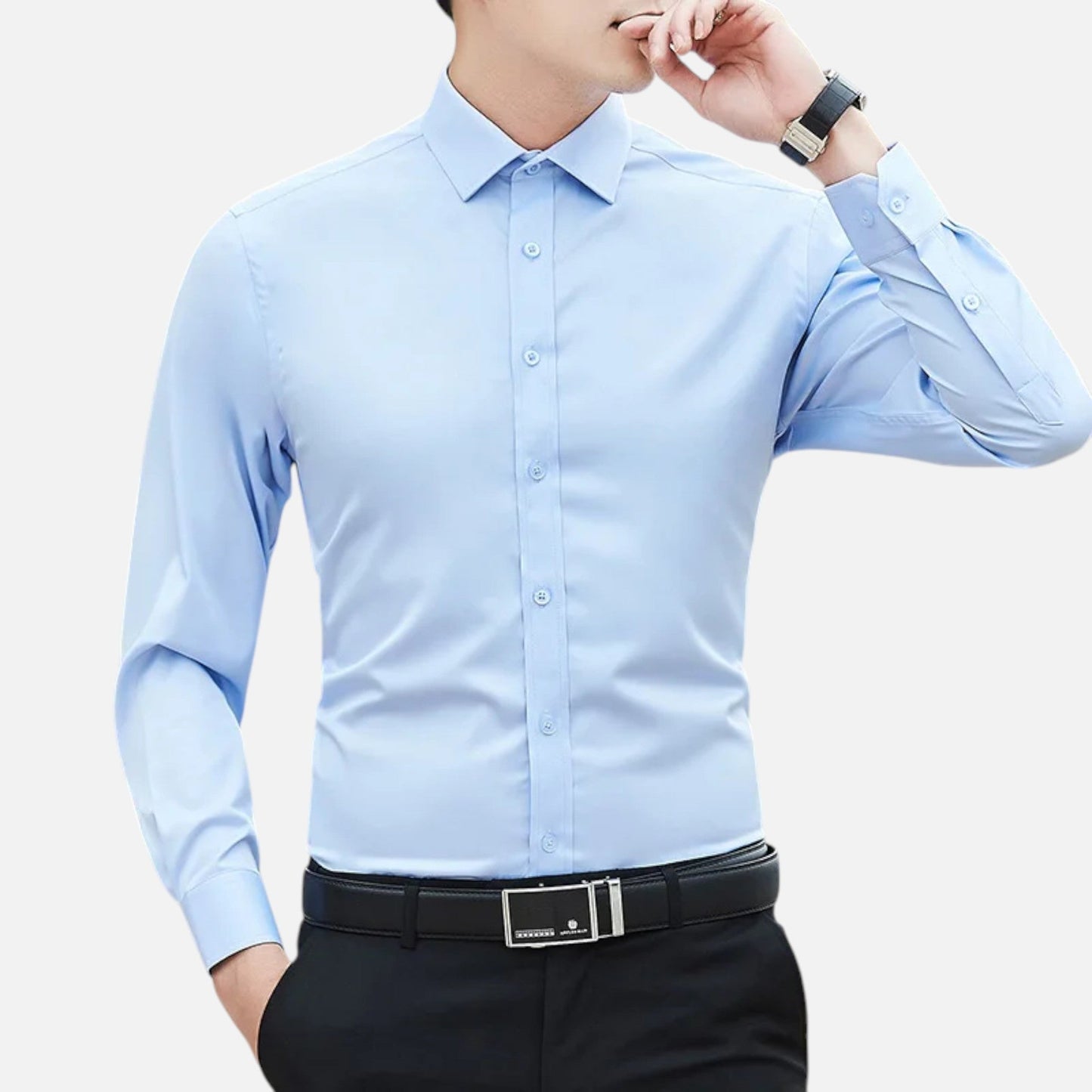 Men's Classic Long Sleeve Business Shirt