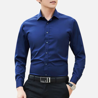Men's Classic Long Sleeve Business Shirt