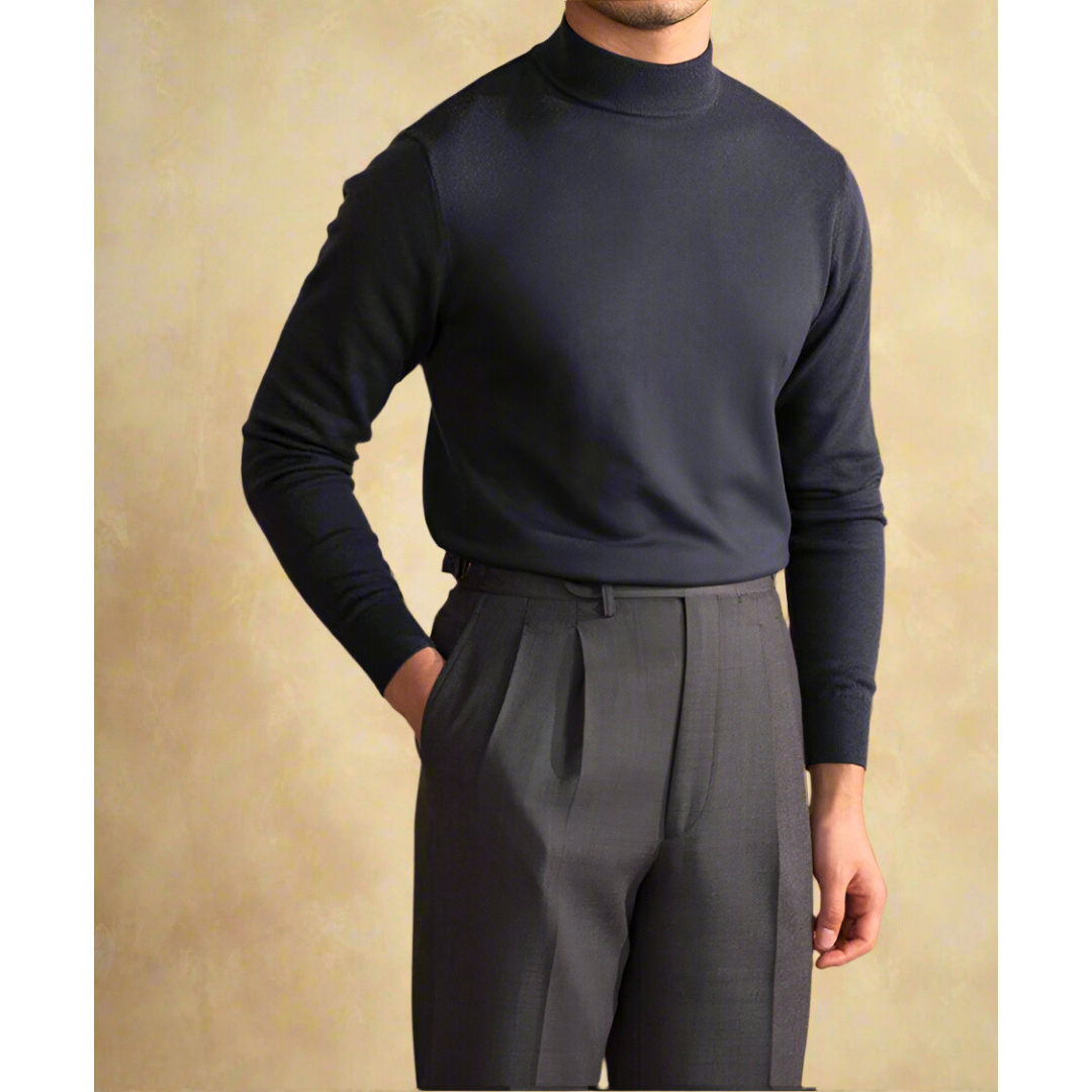 Men's Classic Roll Neck Sweater