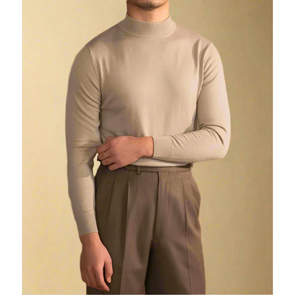 Men's Classic Roll Neck Sweater