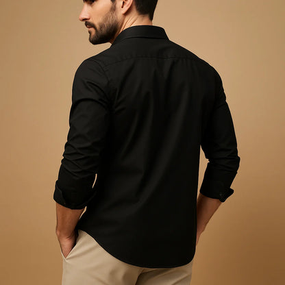 Men's Classic Shirt with Notch Collar