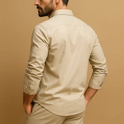 Men's Classic Shirt with Notch Collar