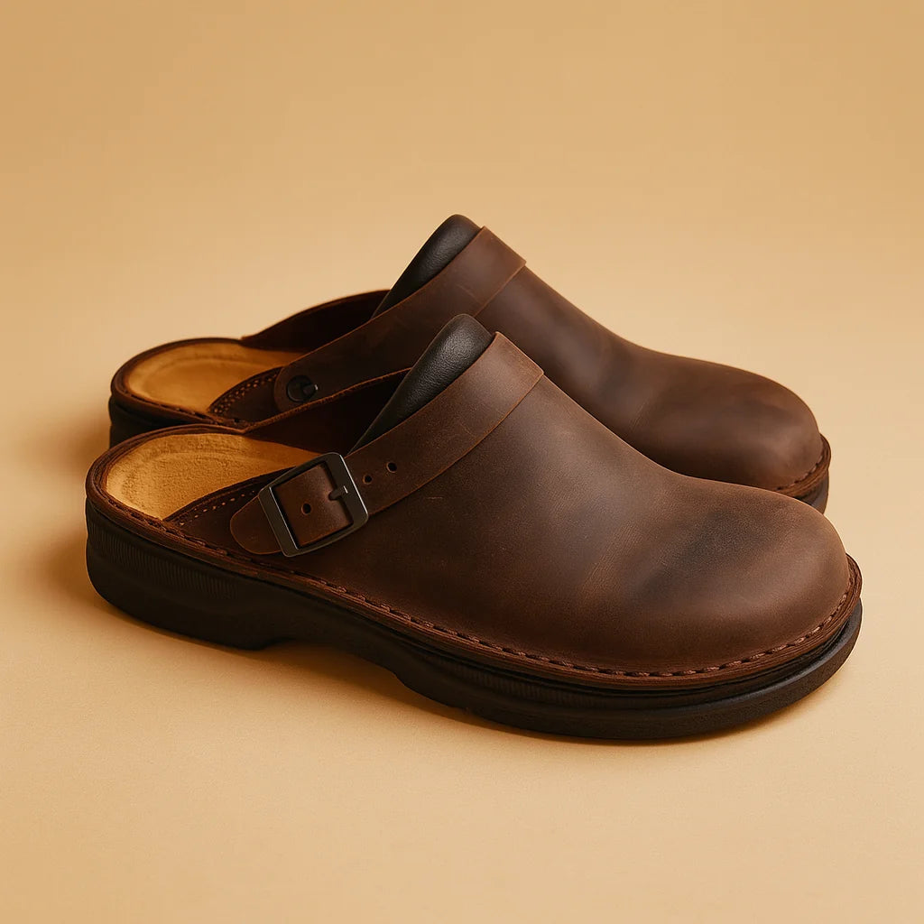 Men's Classic Soft Insole Slippers for Indoor and Outdoor Use