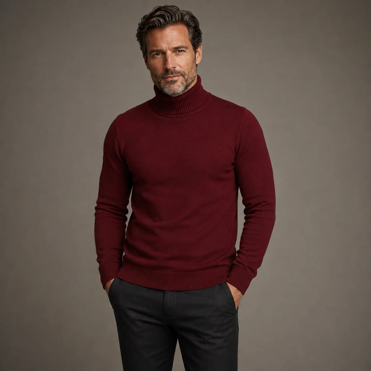 Men's Classic Turtleneck Sweater