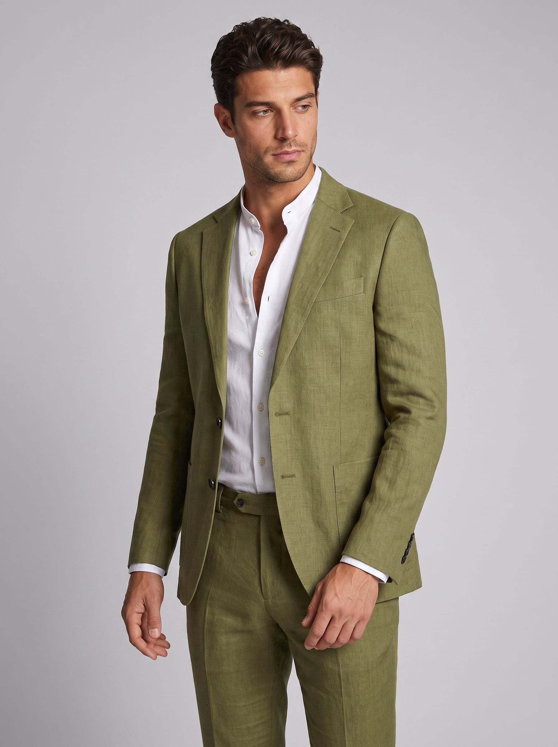 Men's Classic Two Button Wedding Suit Set