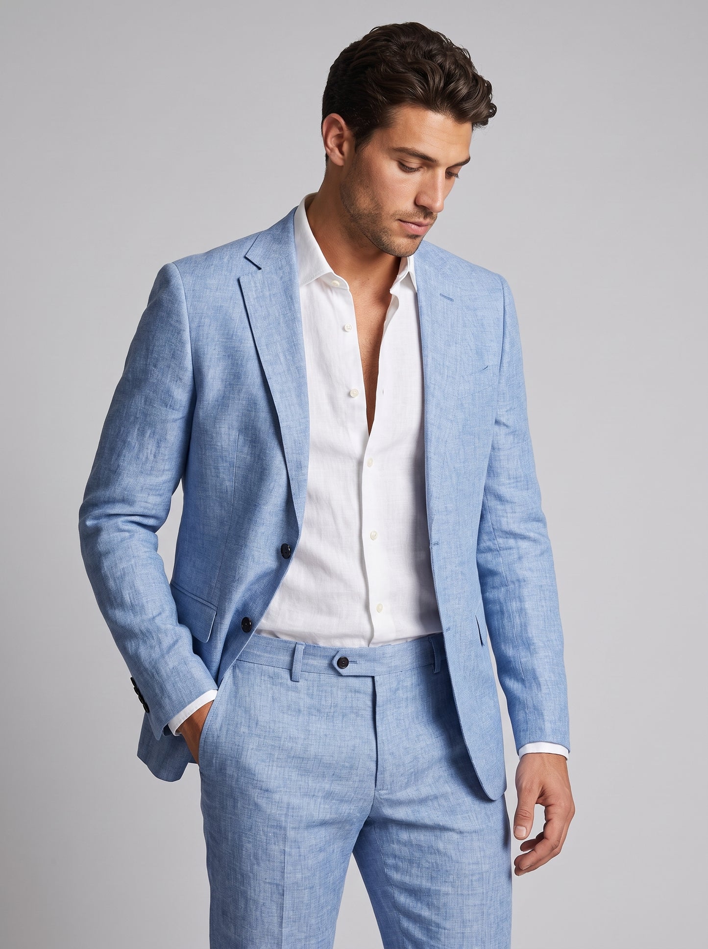 Men's Classic Two Button Wedding Suit Set