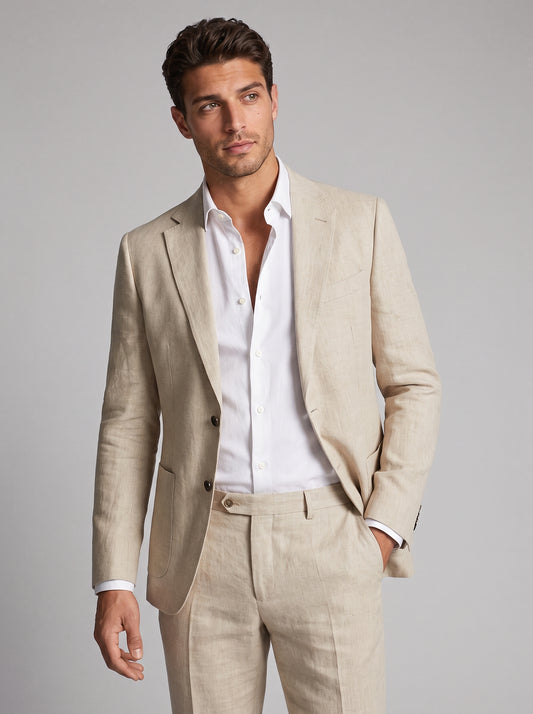 Men's Classic Two Button Wedding Suit Set