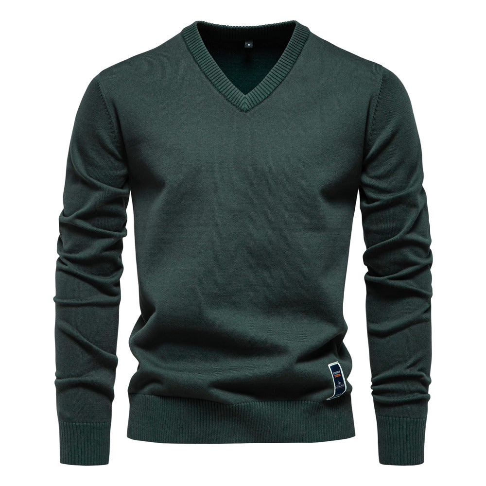 Men's Classic V-Neck Sweater