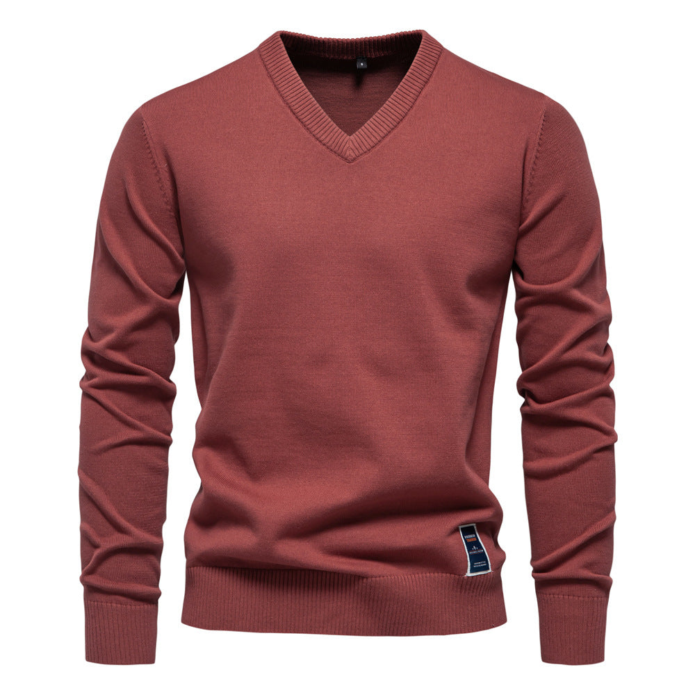 Men's Classic V-Neck Sweater