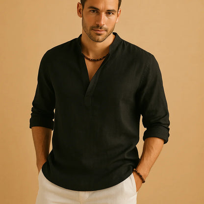 Men's Classic White Breathable Shirt