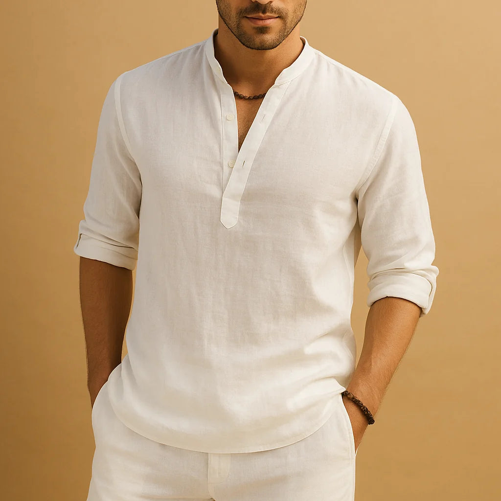 Men's Classic White Breathable Shirt