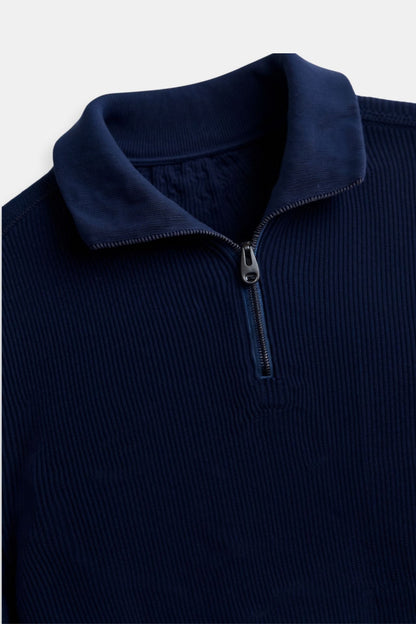 Men's Classic Wool Zip Sweater