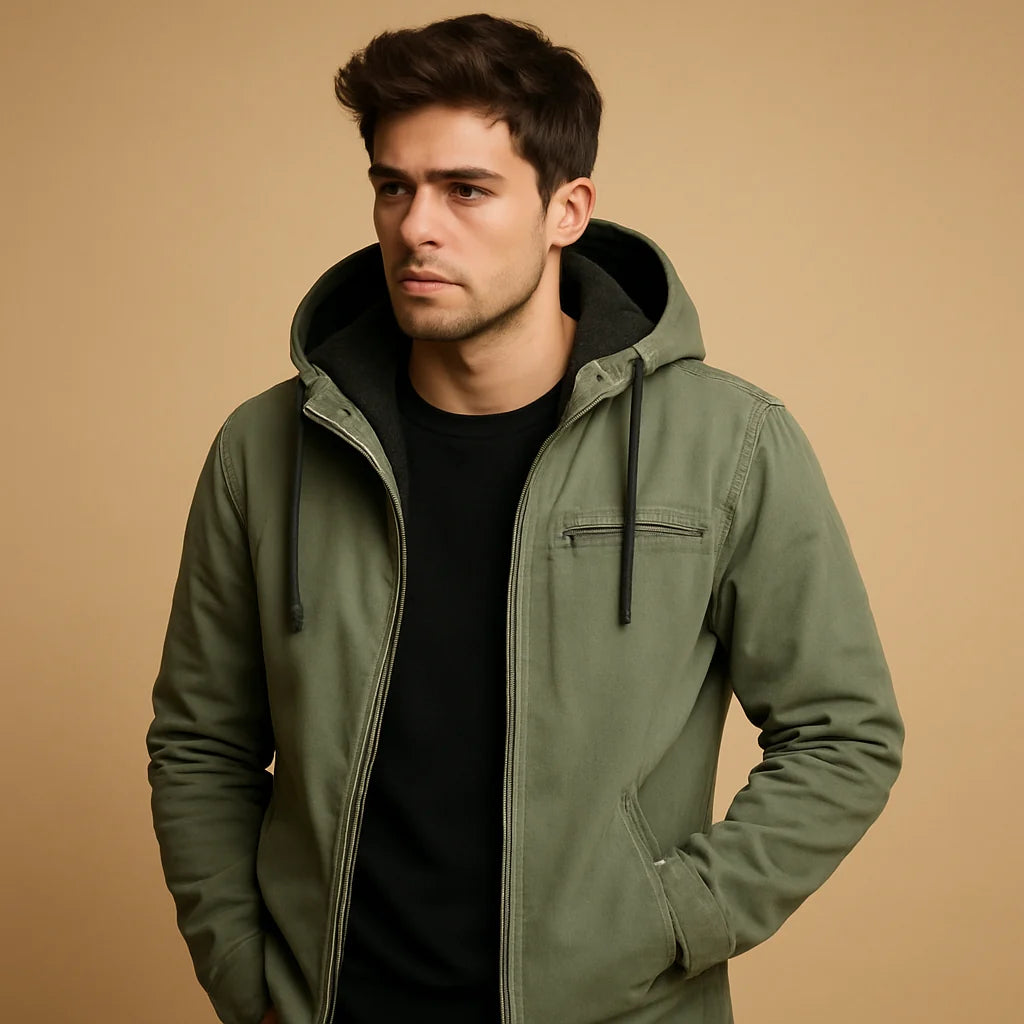 Men's Classic Zip-Up Hoodie