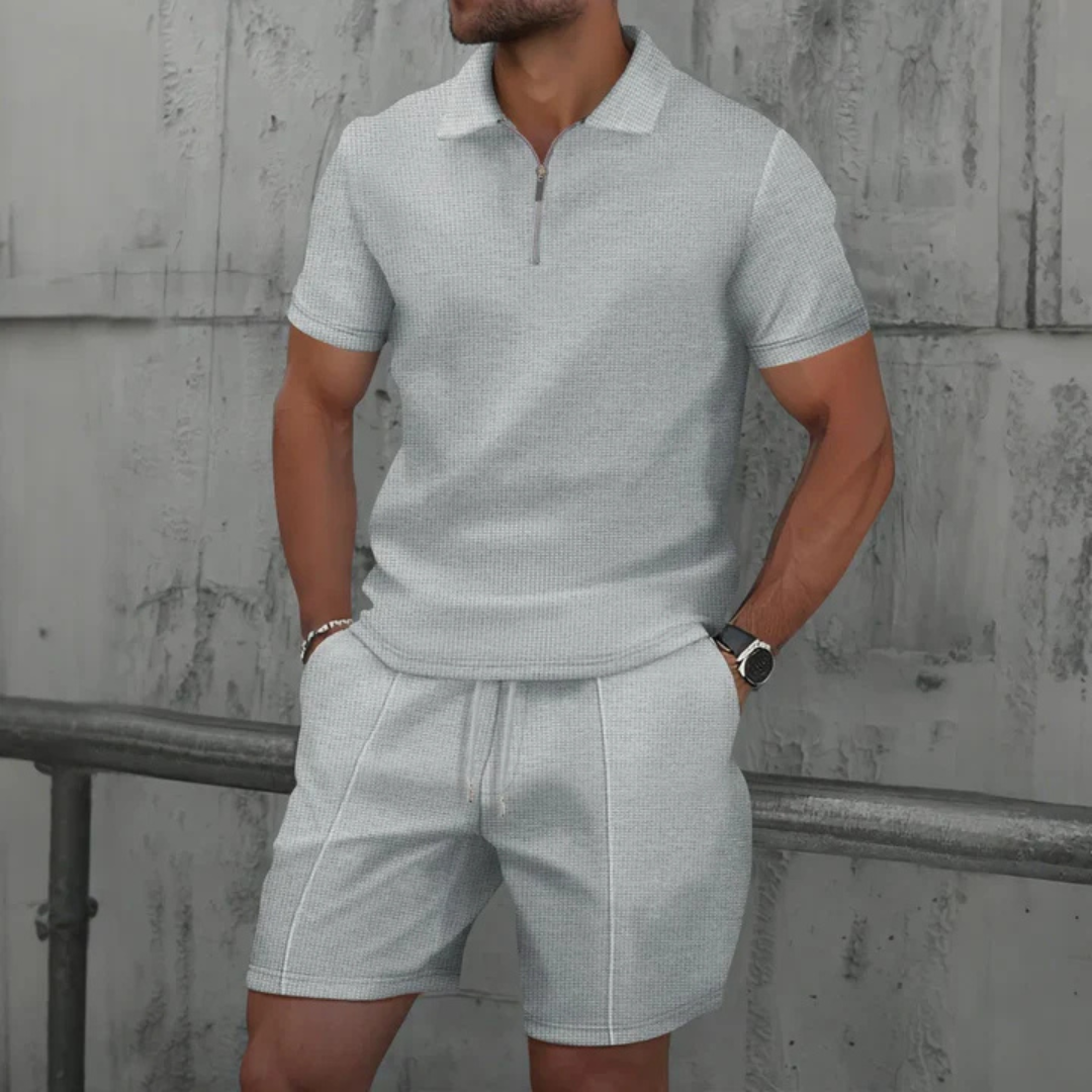 Men’s Co-Ord Set – Polo Shirt and Shorts