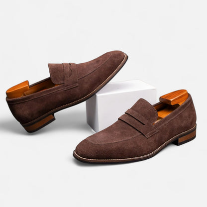Men's Comfort Penny Loafers - Classic Slip-On Loafer Shoes