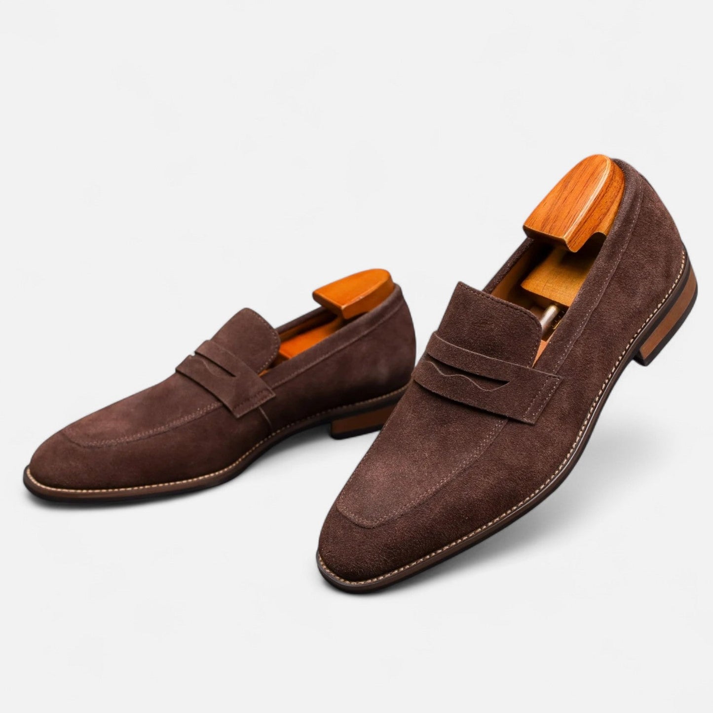 Men's Comfort Penny Loafers - Classic Slip-On Loafer Shoes