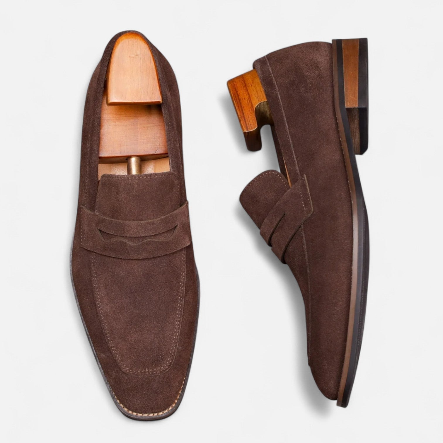 Men's Comfort Penny Loafers - Classic Slip-On Loafer Shoes