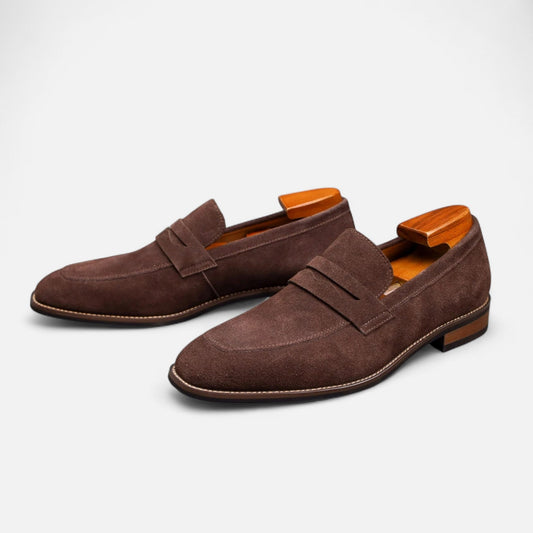 Men's Comfort Penny Loafers - Classic Slip-On Loafer Shoes
