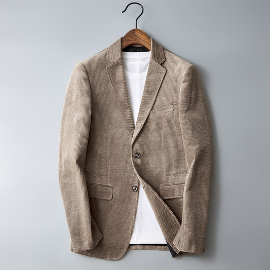Men’s Corduroy Blazer for Autumn