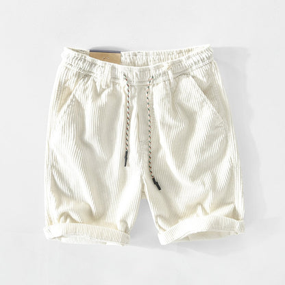 Men's Corduroy Blend Shorts with Pockets